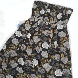 J. Crew Marielle Strapless Floral Dress sz 2